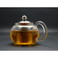 Hand Made Heat Resistant Glass Teapot Tea Pot with Infuser and Lid 800ml for Coffee & Tea Sets
